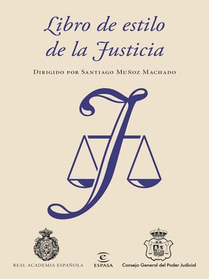 cover image of Libro de estilo de la Justicia